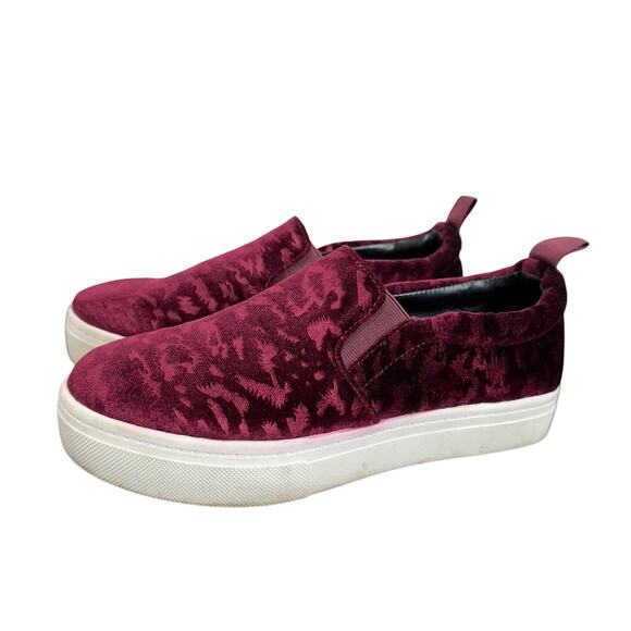 Women's Circus by Sam Edelman Cheetah Velvet Slip On Sneaker Shoes - Size 7.5 - Picture 7 of 9
